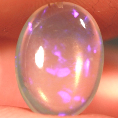 SOLID CRYSTAL OPAL Pretty purple 